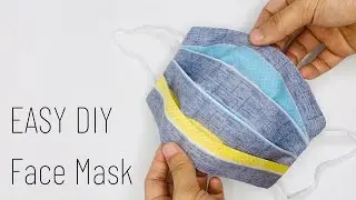 EASY Way to Make Face Mask | NO Sewing Machine| Face Mask Sewing Tutorial