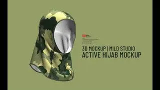 3D Mockup: Active Hijab Mockup