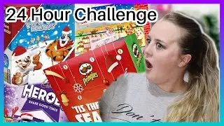 I ONLY ate ADVENT CALENDARS for 24hours! | Did I PASS or was it a FAIL ??? | Vlogmas Day 5