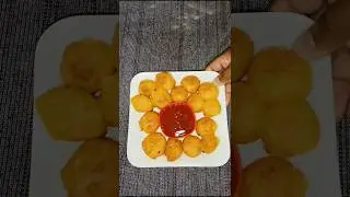 Viral Crispy Potato Balls Recipe 😋🥔 | Cheesy Potato Snack Everyone Loves #Shorts