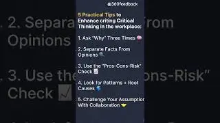 Stop overthinking! Start critical thinking here are 5 hacks that change workplace results instantly