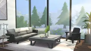 MODERN ECO LIFESTYLE HOME | NO CC | Sims 4 Stop Motion | Collab with Sarina Sims