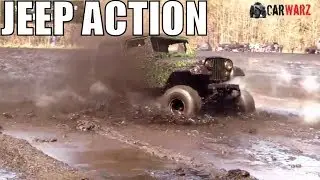 Jeeps Playing In The Mud At The BFE Spring Opener Mud Bog 2018