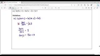 NK2.1 E21c(DIY) Logarithm Equations-Same Base