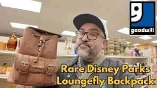 I Found a RARE Disney Parks Loungefly Backpack While Thrifting at Goodwill