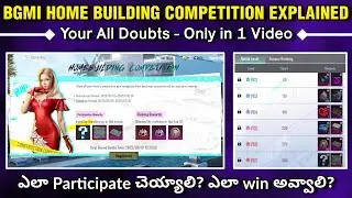 😱 Bgmi లో కొత్త Popularity Battle || BGMI Home Building Competition Detailed Explanation || తెలుగులో