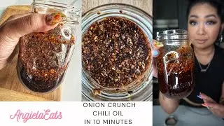 Луковый хруст с маслом чили | Простой рецепт Trader Joe's Chili Oil CopyCat | AngielaEats