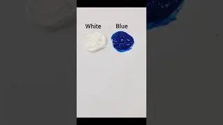What does mixing navy blue and white make? #youtubeshorts#color#oilpaint#cobaltblue#blue#white#paint