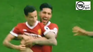 Coutinho free kick liverpool