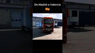 De Madrid a Valencia en el MAN TGX #eurotrucksimulator2 #eurotruck2 #ets2 #ets2mods #shorts #short
