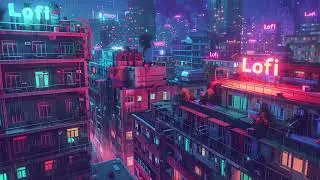 Mellow Lofi Nightscapes 🌃 Rainy Evening Mix 🌨️ Lofi Mix [ Beats To Relax / Chill To ]
