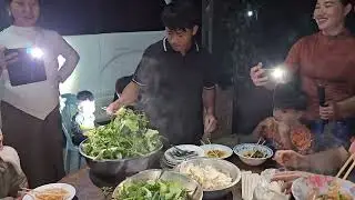 Tai ntsuab thiab nyab nkawv mu yuav zaub lo ua xe xua rau peb noj qab tiag2 