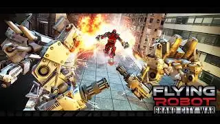 Flying Robot Grand City Wars