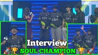 SouL Champion 🏆🚀 Team SouL Interview After Winning CEGC 🚀