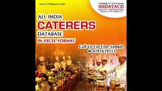 Caterers All India Data   In Excel Format