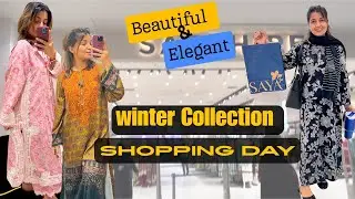 Winter Collection A gai 😍Is bar SAPPHIRE ko chor k SAYA sy lia suit|Design dekh k dil khush ho gaya💕