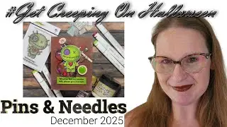 #GetCreepingOnHalloween --Pins & Needles-- Декабрь 2025, KatScrappiness Stick It To Me, Смешанная...