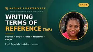 Understanding and Writing Terms of Reference