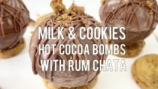 Chocolate Chip Cookie Hot Chocolate Bombs // Real Housemoms