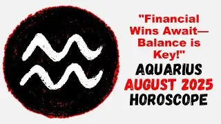 August 2025 Monthly Horoscope for Aquarius