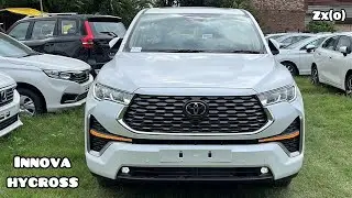 New Toyota Innova Hycross Zx(O) Hybrid 2023 🔥 White Colour - Top Model | Walkaround Review!