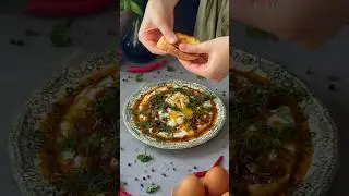 Turkish Eggs (&Ccedil;ılbır) Recipe with Tasty Twist 🍳 Easy Breakfast  #recipe #easybreakfast