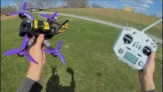 WHAT A NEEEWB!! Eachine Wizard X220 FPV Racer & Taranis Q X7 Transmitter