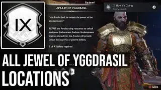 God of War Ragnarok - How It's Going Trophy (All Jewel of Yggdrasil Locations) - Amulet of Yggdrasil