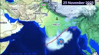 Next 25 Days Weather System Map Forec&agrave;st South Asia Western disturbance Low pressure Bob. 
