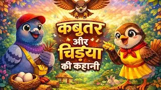 😱कबूतर और चिड़िया की अनोखी दोस्ती Long Cartoon #Hotstar #Cartoonकबूतर बनाम बाज़ और चिड़िया की चालाकी