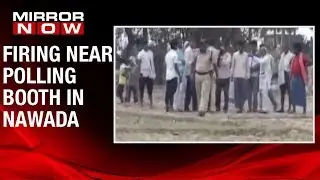 Shots fired near a polling booth in Nawada, Bihar