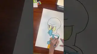 I drew Squidward