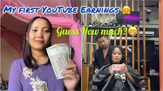 Наконец-то мой первый заработок на YouTube 😁Как я его потратил 🥰И угадайте сумму?
