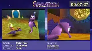 [Spyrothon 3 #13] Spyro 2: Ripto's Rage: 14 Talisman (race) by Jumpyluff and v_snake_