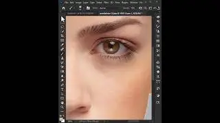 How to remove dark circle or dark spot in Photoshop 2024 #short