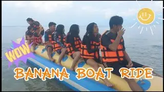 PART 1 BANANA BOAT RIDE EXPERIENCE #batangas #portolaiya