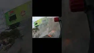 Firefighter POV of a fiery vent job  #fireman #firetime #firefighter