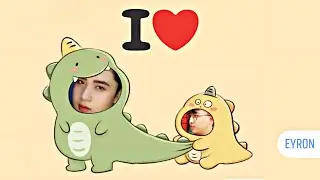 How to edit dinosaur couple wallpaper (TikTok Trend)