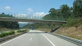 Road A3, Autoestrada do Minho, Portugal, 5:15 pm, 14.06.2023 (Part2)