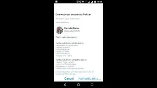 Android Twitter Integration Demo