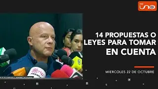 PDTE. CADEZ: ´´14 PROPUESTAS O LEYES PARA TOMAR EN CUENTA´´