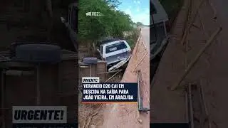 VERANEIO D20 CAI EM DESCIDA NA SA&Iacute;DA PARA JO&Atilde;O VIEIRA, EM ARACI