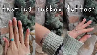 testing custom temporary tattoos   *inkbox, i luv u*