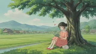 A Peaceful Day in Japanese Village | Ghibli Style Animation  Relaxing Countryside Life 🌾✨