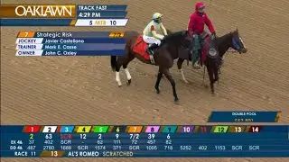 What a patience for STRATEGIC RISK to take the race 