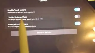 How to disable the double tap undo gesture control feature on procreate