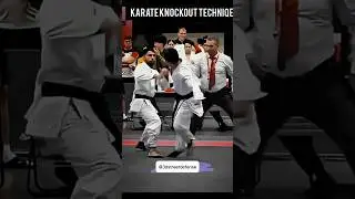 Karate knockout technique #tutorial #selfdefense #martialarts #kyokushin #safety #karate