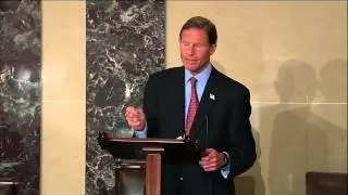 Senator Richard Blumenthal speaking on the Senate Floor on the Bring Jobs Home Act