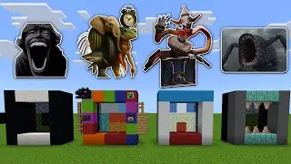NEVER MAKE a Portal to 67 KID Brainrot Boss Fnaf Secret of Mimic and The Bloop in Minecraft!