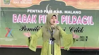 Juara 1 Babak Final Pildacil SMP Kabupaten Malang, Nafisa, SMP Darul Faqih Indonesia